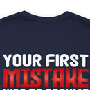 Guardian of Independence: Military Design T-Shirt Asserting Individuality and Defiance of Assumptions