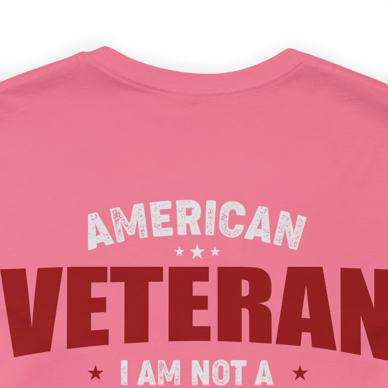 American Veteran: Walking Beside Heroes T-Shirt with Military Design - Honoring the Few