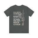 Intelligent Valor: Military Design T-Shirt Celebrating Adaptive Decision-Making