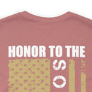 Honor to the Brave: Military Design T-Shirt Saluting Soldiers and Sailors Everywhere