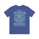 Eternal Oath: Military Design T-Shirt - 'I Am a Veteran - My Oath of Enlistment Has No Expiration Date