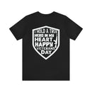 Heartfelt Heroes: Military Design T-Shirt - Honoring Veterans on Their Special Day!