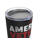 American Veteran: Made in USA, Served with Honor - 20oz Military Design Tumbler for True Patriots!