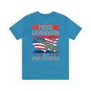 Proud Grandpa: Military Design T-Shirt Celebrating Generations of Service