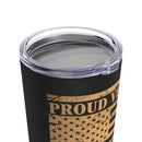 Proud United States Army Veteran: 20oz Military Design Tumbler - Celebrating Service with Pride!