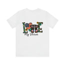 I Love My Veteran: Military Design T-Shirt, Proudly Showing Support