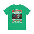 "Timeless Valor: 'U.S Veteran - Aging But Unyielding' T-Shirt - Celebrating Lifelong Skills & Dedication to America