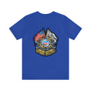 Guardians of the Coast: Military T-Shirt with 'Double Flag Coast Guard' Design
