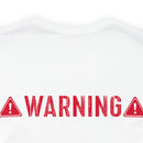 Fierce and Fiery: Military Design T-Shirt - 'Warning: This Girl is a Smoking Hot Veteran and Can Protect Herself!'