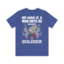 Soldier's Journey: Military Design T-Shirt Celebrating Valor and Transformation