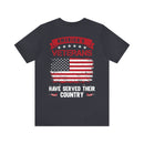 America's Veterans: Honoring Those Who Served with Military Design T-Shirt