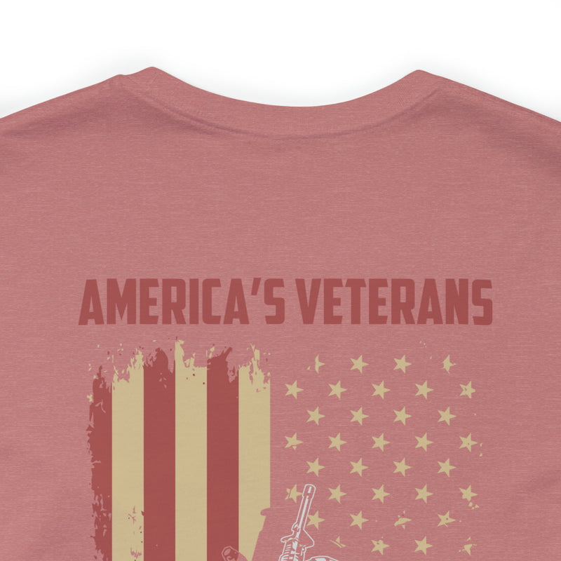 Embodying America's Ideals: Military Design T-Shirt Honoring Our Veteran's Legacy