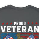 PROUD VETERAN OF THE UNITED STATES ARMY" - Military Inspired Design Premium T-Shirt