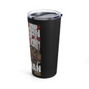 American Veteran 20oz Military Design Tumbler - Black Background