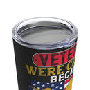 Real-Life Heroes: Celebrate the Valor of Veterans with our 20oz Military Design Tumbler