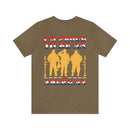 Proudly American: Military Design T-Shirt - 'I'm Proud to Be an American