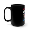 Liberty's Guardian: 15oz U.S. Veteran Military Design Black Mug - Proudly Serving and Protecting!