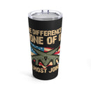 The Difference: 20oz Military Design Tumbler - Embrace the Unity of Unconventional Paths