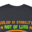 Soul of Valor: Military Design T-Shirt for Courageous Warriors