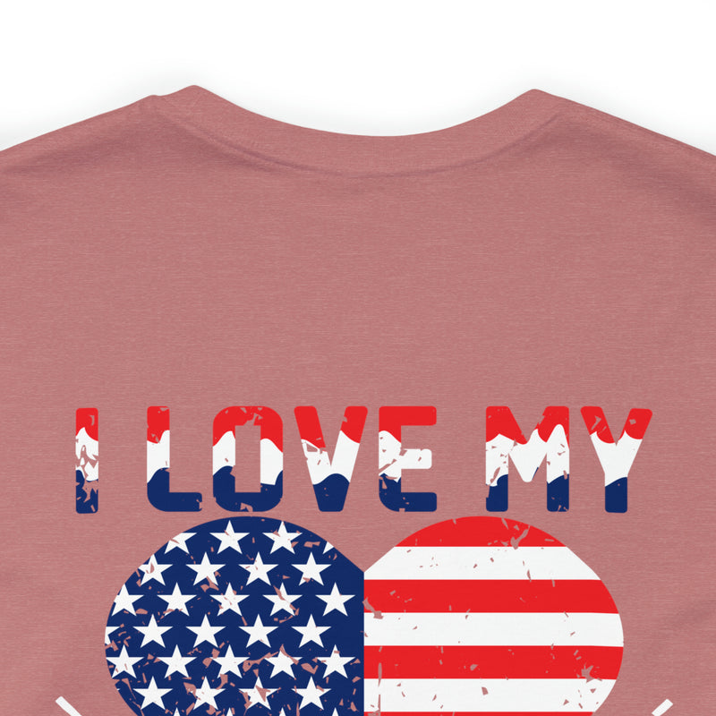 Family Pride: I Love My Army National Guard Cousin - Military Design T-Shirt Celebrating Support