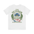 Timeless Commitment: Military Design T-Shirt - 'I'm a Veteran - My Oath of Enlistment Has No Expiration Date