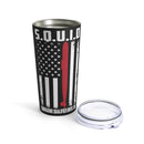 S.Q.U.I.D Forever: 20oz Military Design Tumbler - Black Background Edition