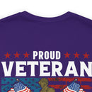 PROUD VETERAN OF THE UNITED STATES ARMY" - Military Inspired Design Premium T-Shirt