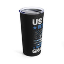The Best Grandpas: US Navy Veterans - Military Design Tumbler, 20oz
