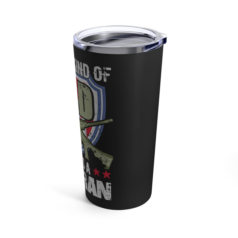 Raising Heroes: 20oz Military Design Tumbler for the Best Veteran-Raising Dads