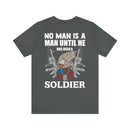 Soldier's Journey: Military Design T-Shirt Celebrating Valor and Transformation