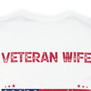 Unbreakable Bond: Veteran Wife T-Shirt - My Husband Risks His Life to Save Strangers, Imagine What He'd Do to Protect Me
