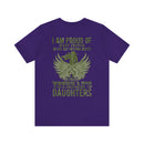 Daughter of a Veteran: Military Design T-Shirt - 'Proud of Many Things, but Nothing Beats Being a Veteran's Daughter