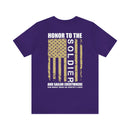 Honor to the Brave: Military Design T-Shirt Saluting Soldiers and Sailors Everywhere