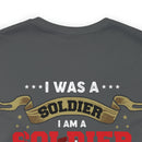 Forever a Soldier: Military Design T-Shirt Honoring Service and Dedication