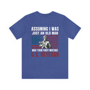 Underestimate No More: Military Design T-Shirt - U.S. Veteran, Proving Age Doesn't Define Valor