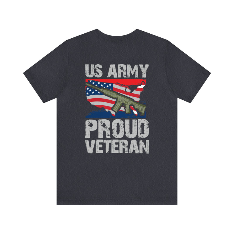 US Army Proud Veteran Military Design T-Shirt: Honor Your Service in Style