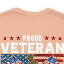 PROUD VETERAN OF THE UNITED STATES ARMY" - Military Inspired Design Premium T-Shirt