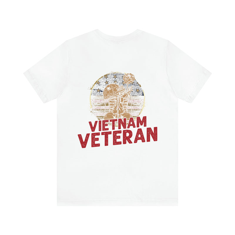 Remembering Our Heroes: Military T-Shirt with 'Vietnam Veteran' Design