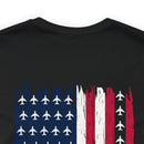US Vector: Military Design T-Shirt Celebrating American Pride and Strength