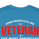 Mom: The Greatest Title, Veteran: The Noble Service - Military Design T-Shirt