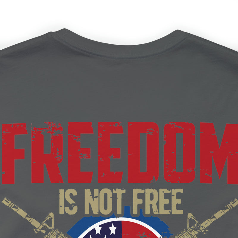 United States Veteran: Freedom Isn't Free - Military Design T-Shirt Honoring Sacrifice