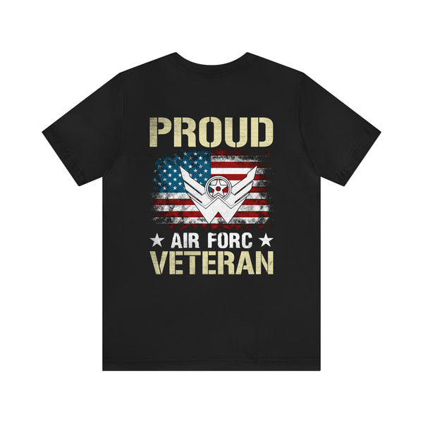 Proud Air Force Veteran: Military Design T-Shirt for True Heroes