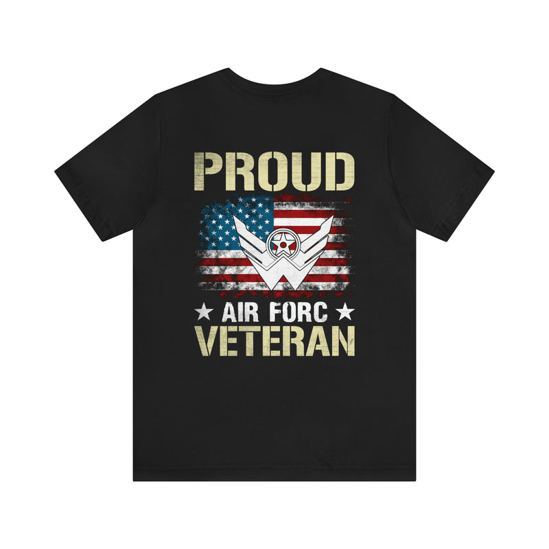 Proud Air Force Veteran: Military Design T-Shirt for True Heroes