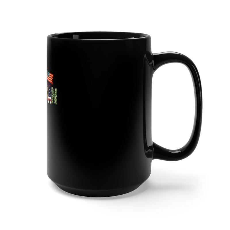 Salute Our Heroes with the 15oz Military Design Black Mug: Veteran Appreciation Edition