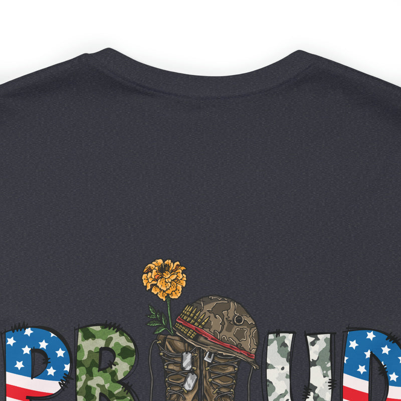 Proud Veteran: Military Design T-Shirt - Wear Your Service with Honor!