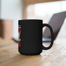 Old Man, Mighty Defender 15oz Military Design Black Mug - Never Underestimate a U.S. Veteran!