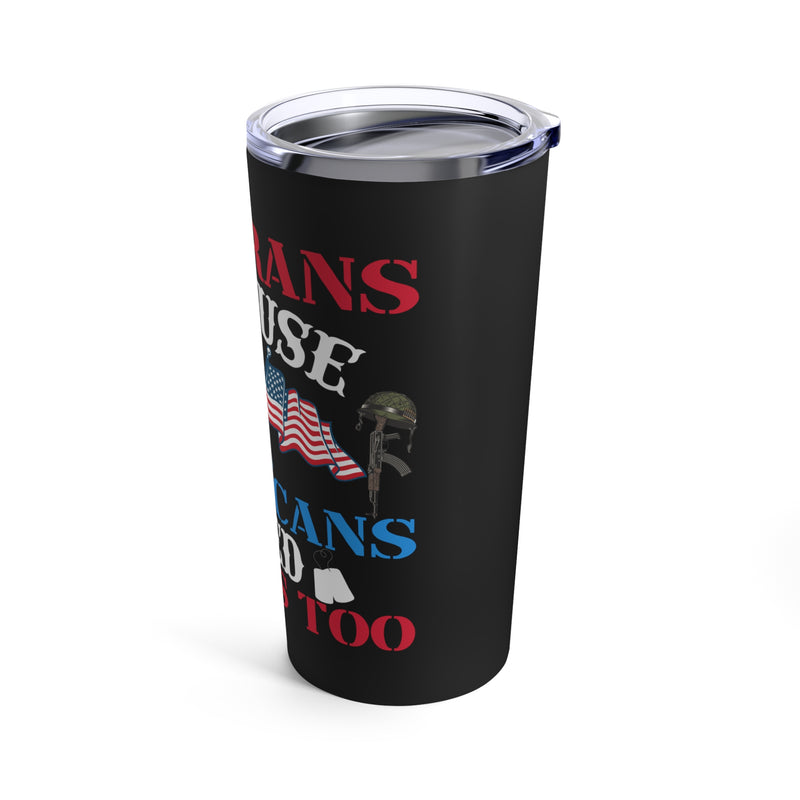 Heroes Among Us: Pay Tribute to Veterans with our 20oz Military Design Tumbler