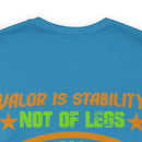 Soul of Valor: Military Design T-Shirt for Courageous Warriors
