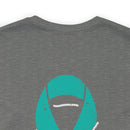 Veteran PTSD Awareness Teal Ribbon Design T-Shirt