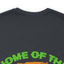 Proudly Brave: Military Design T-Shirt - 'Home of the Free Because of the Brave